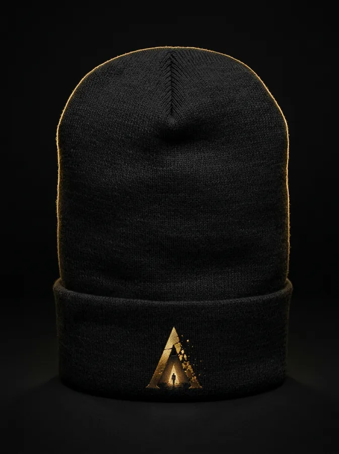 The Awakening Golden Portal Knit Beanie