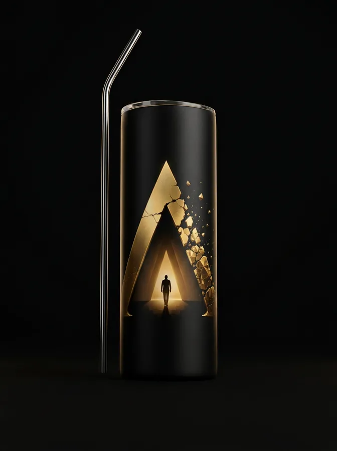 The Awakening Shattered Monolith Tumbler